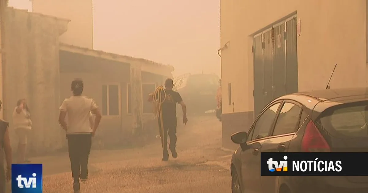 Incêndio cortou a A1 nos dois sentidos na zona de Aveiro