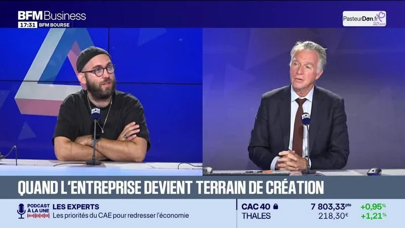 BFM Stratégie (Cours n° 378) : Quand l'entreprise devient terrain de création - 10/10