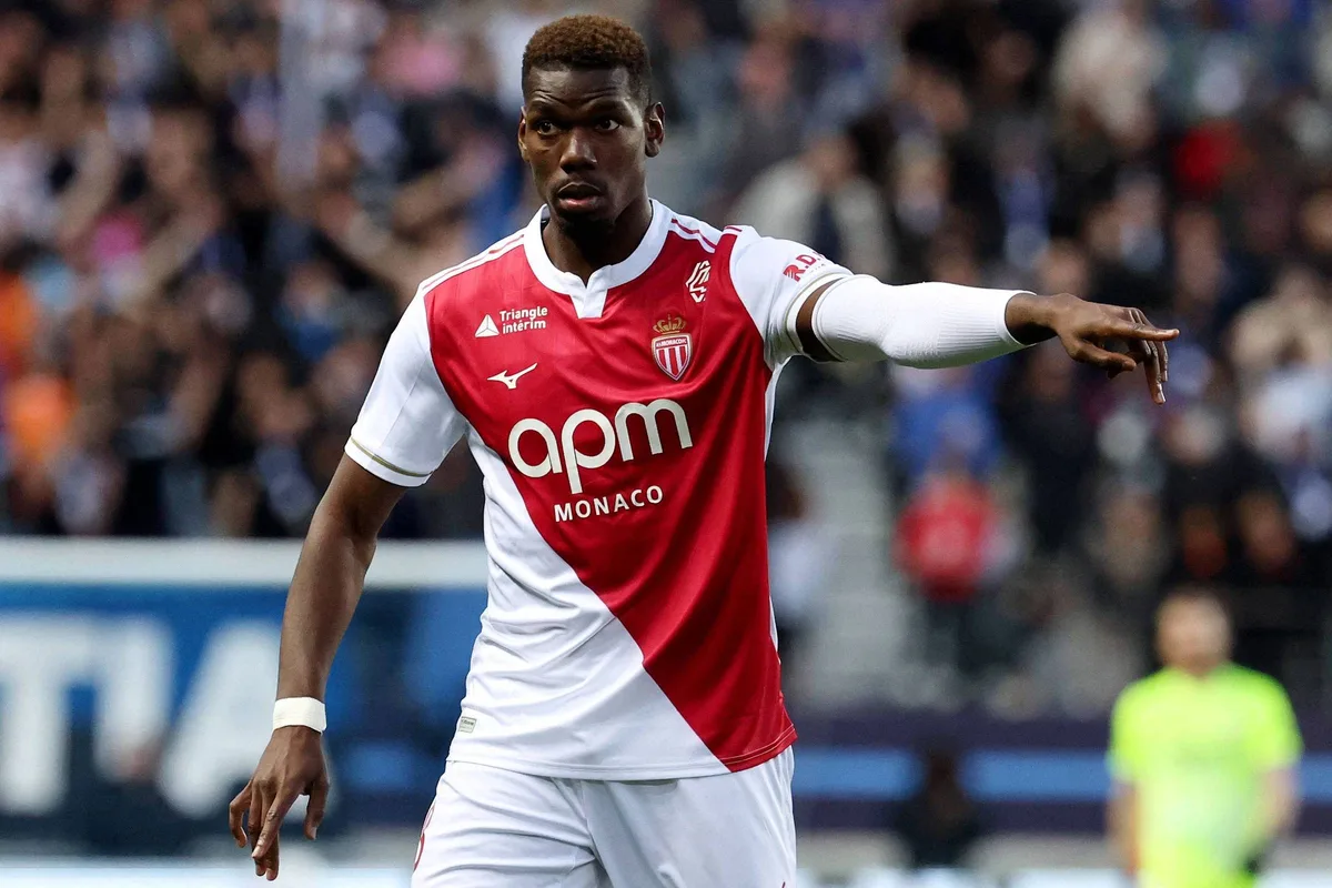 Monaco dispensa Paul Pogba, novamente lesionado