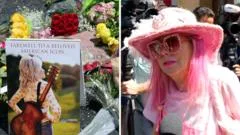 BBC at Dolly Parton's Hollywood star as fans pay tribute