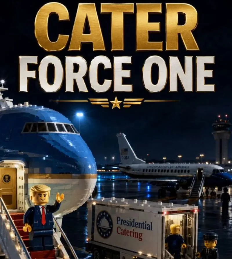‘Cater Force One’: Irã difunde vídeo satirizando fuga de Trump de avião presidencial