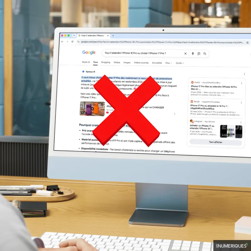 Actualité : Chrome : supprimez les réponses IA de Google définitivement grâce à cette simple astuce