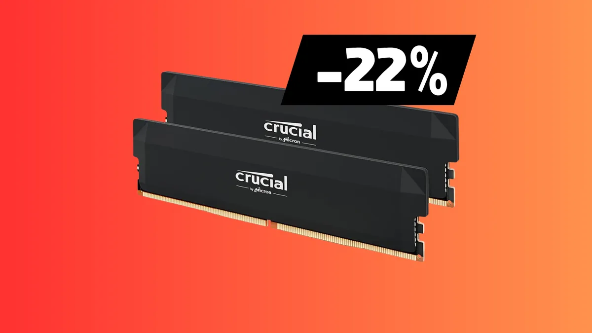 Crucial arrête la RAM grand public : ce kit DDR5 32 Go à 389,99€ est parmi les derniers exemplaires disponibles