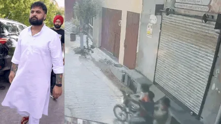 Masked men open fire at Punjabi singer Gulab Sidhu’s residence; CCTV video emerges