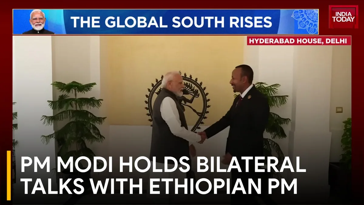 PM Modi Meets Ethiopia PM Abiy Ahmed For Bilaterals Ahead Of BRICS Summit