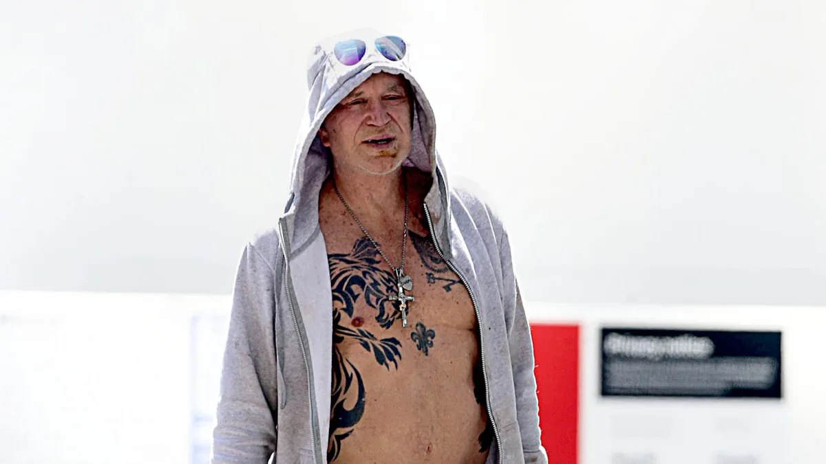 Filmstar ganz unglamourös - Mickey Rourke, bist du’s?