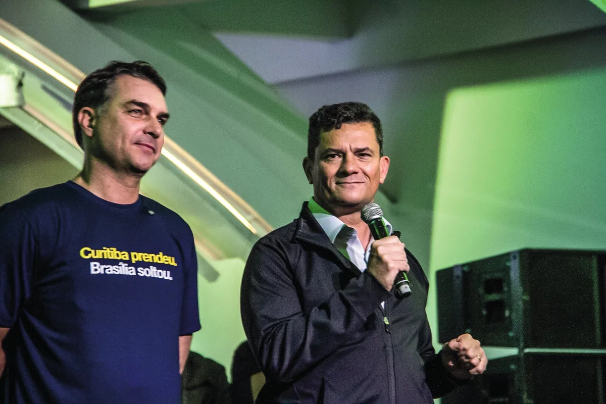 A força da aliança entre Moro e Flávio Bolsonaro no Paraná, segundo pesquisa