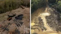 £15m spent cleaning illegal waste supersite in ancient woodland