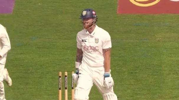 Chahal's peach leaves Ben Stokes bowled again in county cricket