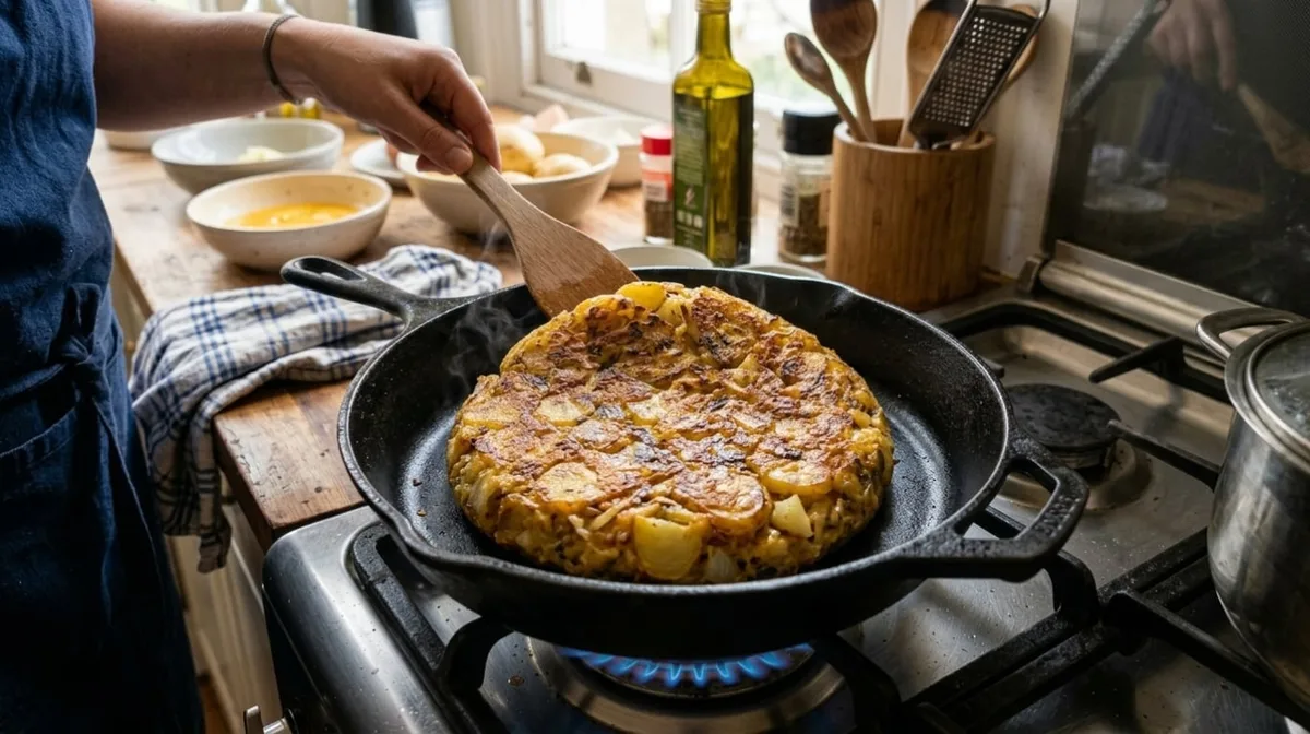 Los cocineros coinciden: “Para que la tortilla de papas no se rompa, no agregues más huevos, sino 1 cucharada de harina”