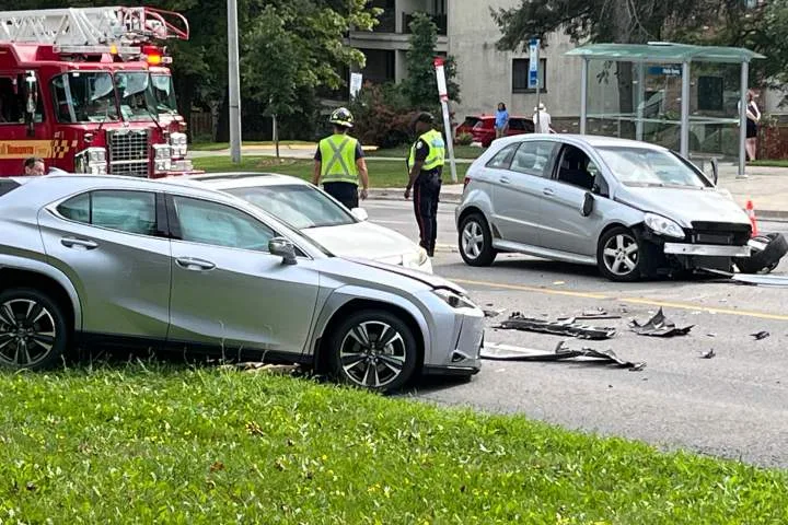 North York crash sends 3 people to hospital