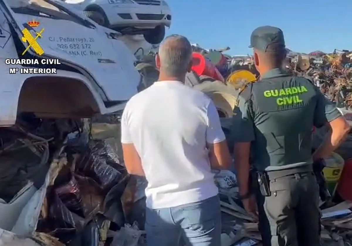 La Guardia Civil detecta 26 infracciones en una operación en chatarrerías de La Sagra