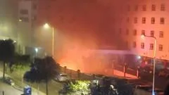 Two arrested over major fire at Kent hotel