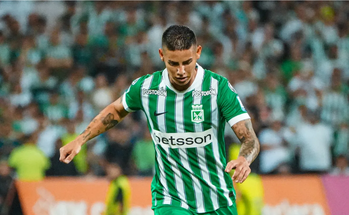 Cuándo volverá a jugar James Rodríguez con Atlético Nacional tras su ausencia vs. Boyacá Chicó