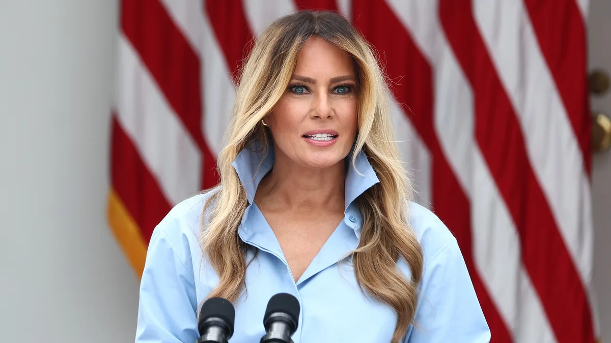 Melania Makes Taunt About Vanishing as She Turns Up at Last