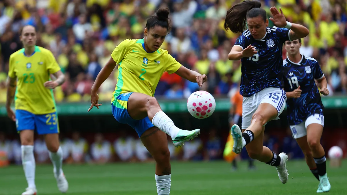 La selección argentina femenina perdió 3-1 ante Brasil en su primer amistoso rumbo al Mundial 2027