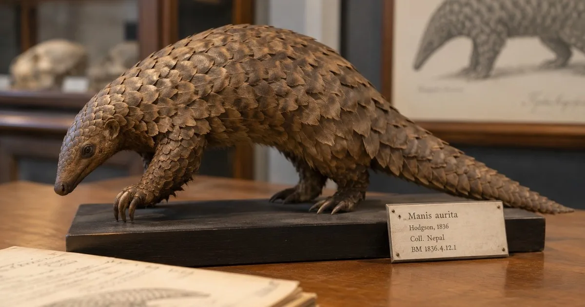 Un pangolín recolectado en 1836 permaneció en un museo durante casi 190 años hasta que los científicos extrajeron su ADN y descubrieron que el animal olvidado pertenecía a una especie que había estado oculta a plena vista