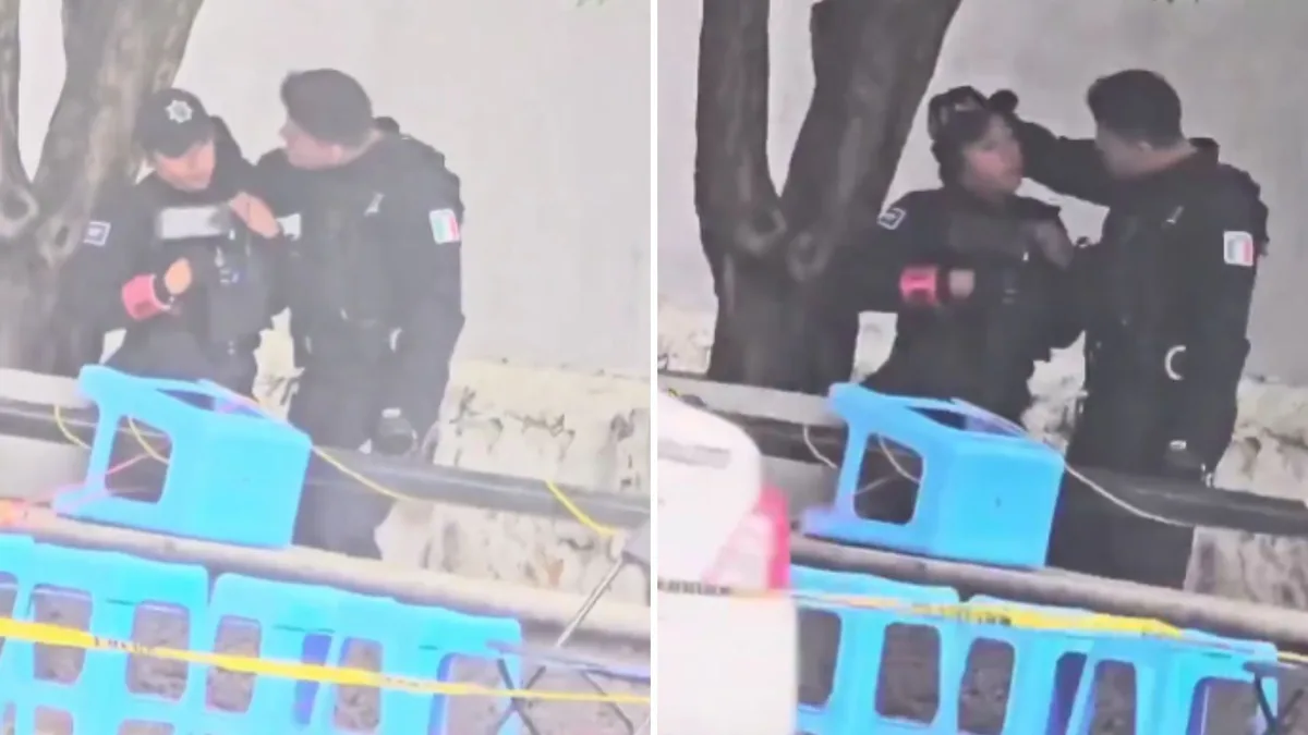 Exhiben a pareja de policías por conducta violenta: video desata investigación en Aguascalientes