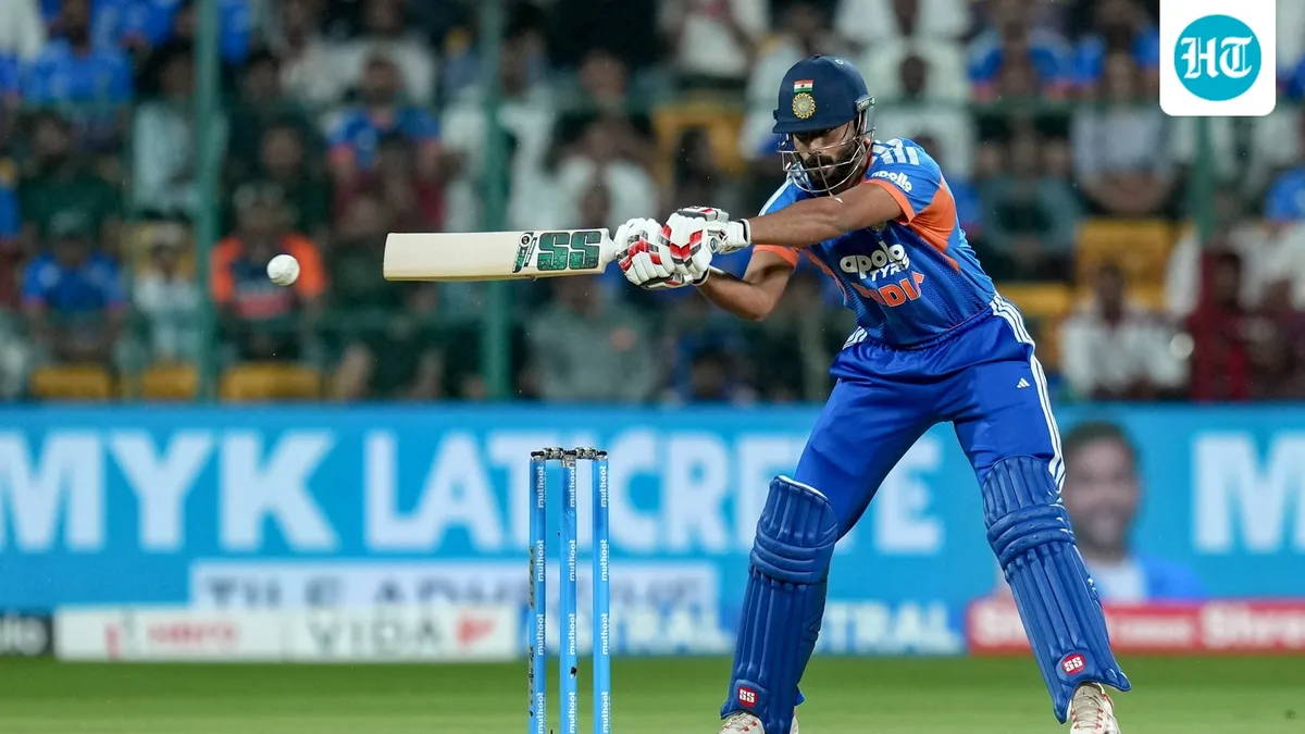 Naman Dhir sparkles before rain forces 5th T20I between India and West Indies to be abandoned