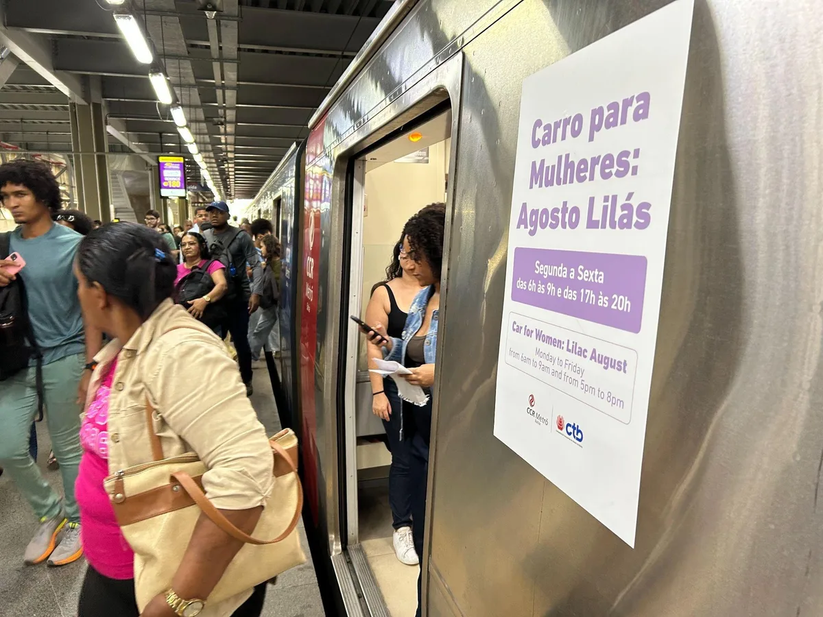Mulheres terão orientação jurídica e acolhimento psicológico no metrô