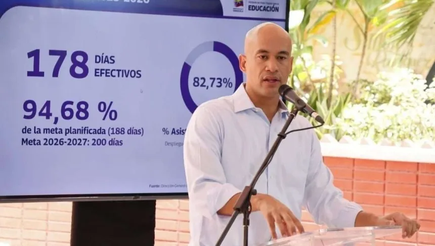«Escuelas que funcionaron como campamentos tras los terremotos están recuperadas», dijo el ministro Rodriguez