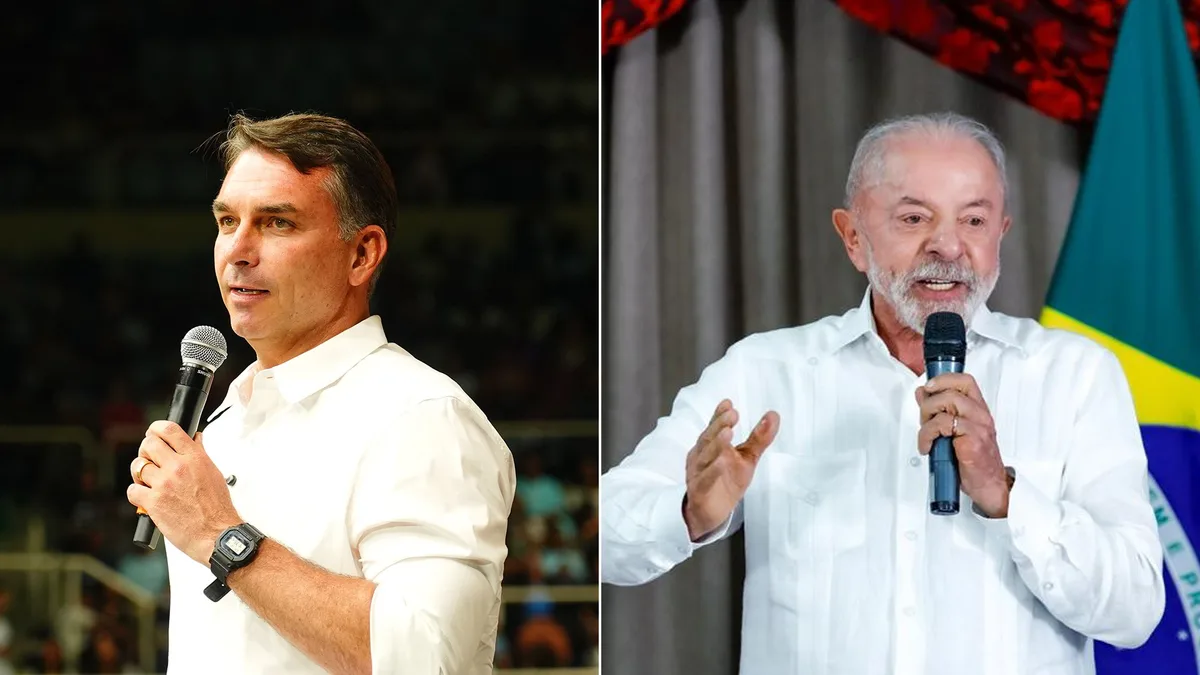 Pesquisa indica um movimento do eleitorado que favorece Flávio na disputa com Lula