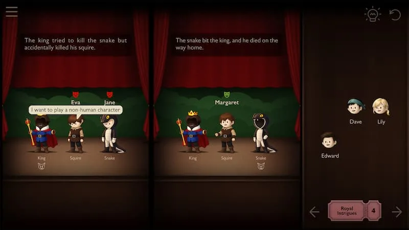 I Want to Play the Villain! o teatro num original jogo de puzzles