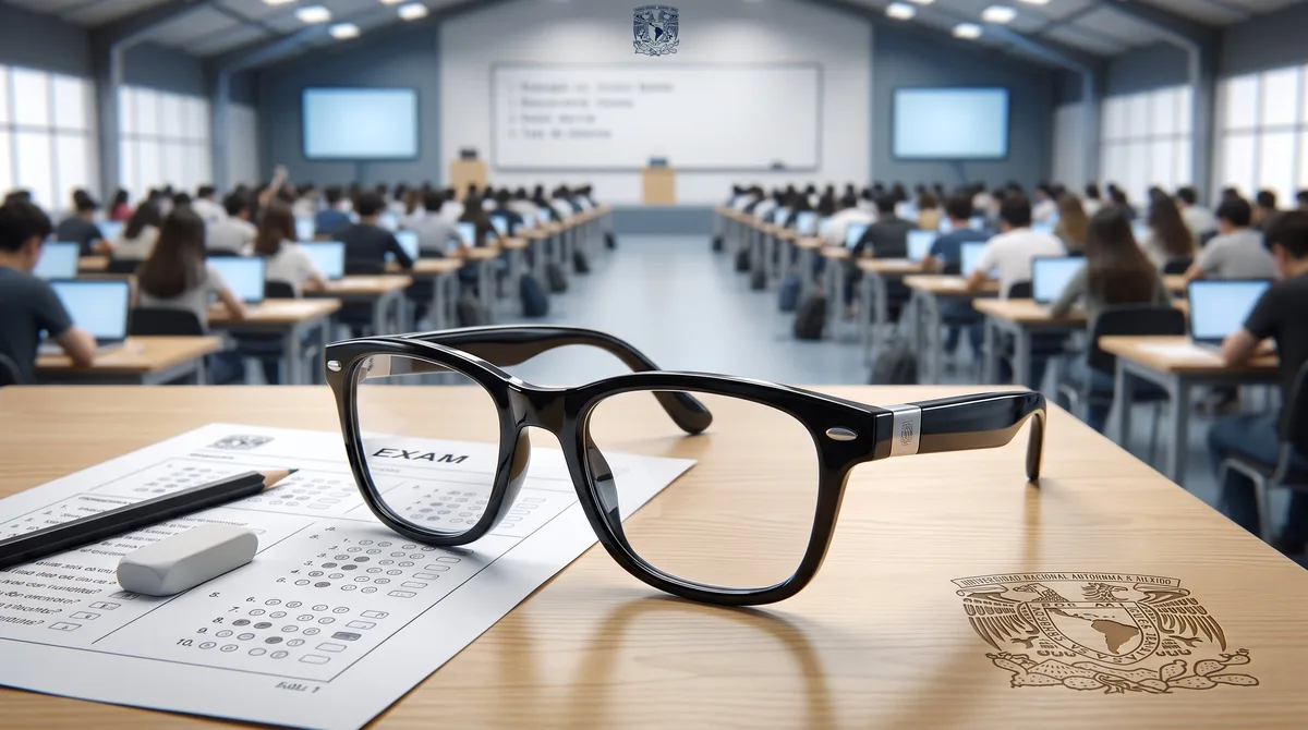 ¿Cómo funcionan los lentes con IA que usaron aspirantes a la UNAM para hacer trampa en examen de control?