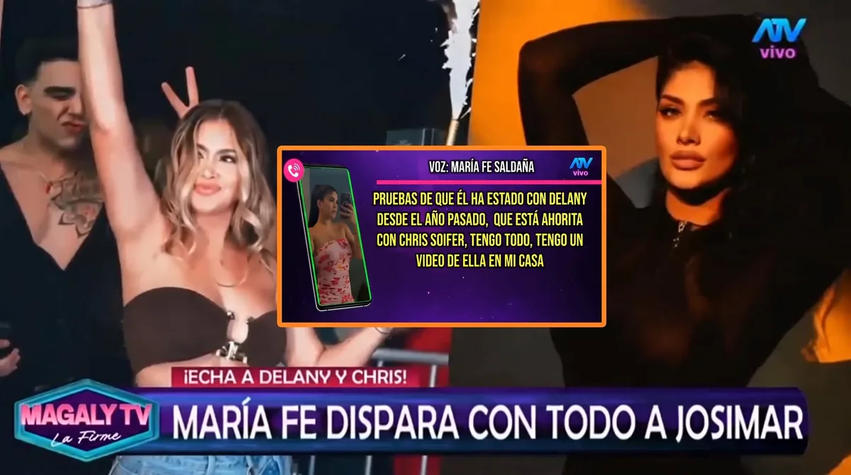 María Fe Saldaña señala a Chris Soifer y Delany López como supuestas parejas de Josimar tras su separación: “Tengo video”