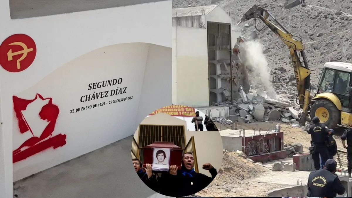 Sendero Luminoso vuelve al cementerio de Comas: hallan nichos con su simbología donde antes había un mausoleo terrorista