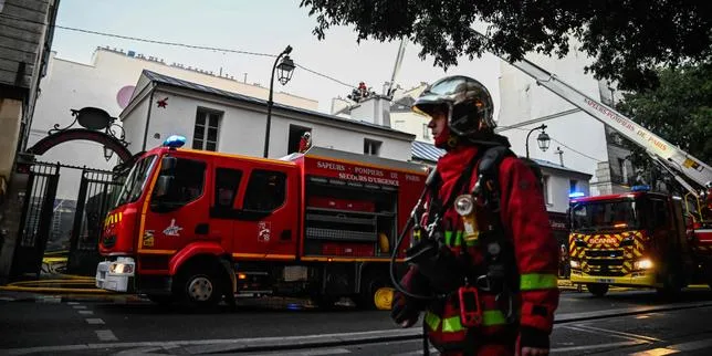 Le marché des Enfants-Rouges, à Paris, « totalement détruit » après un incendie