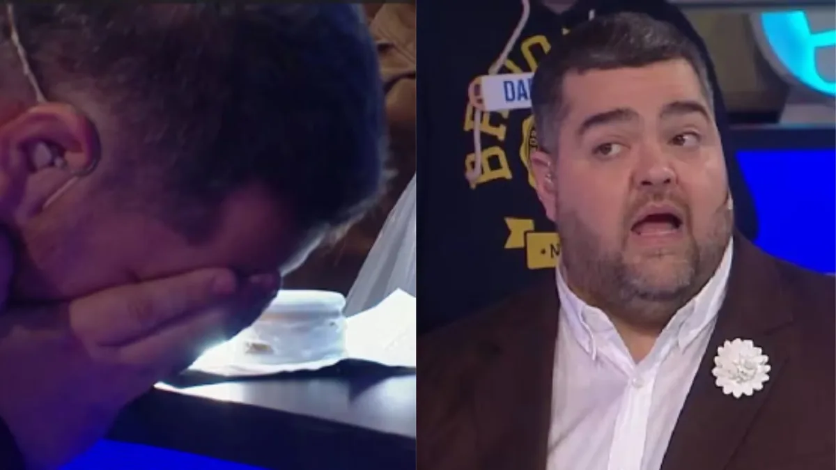 El llamativo golpe que sufrió Darío Barassi al aire al intentar probar un alfajor: “Ay, me pegué”