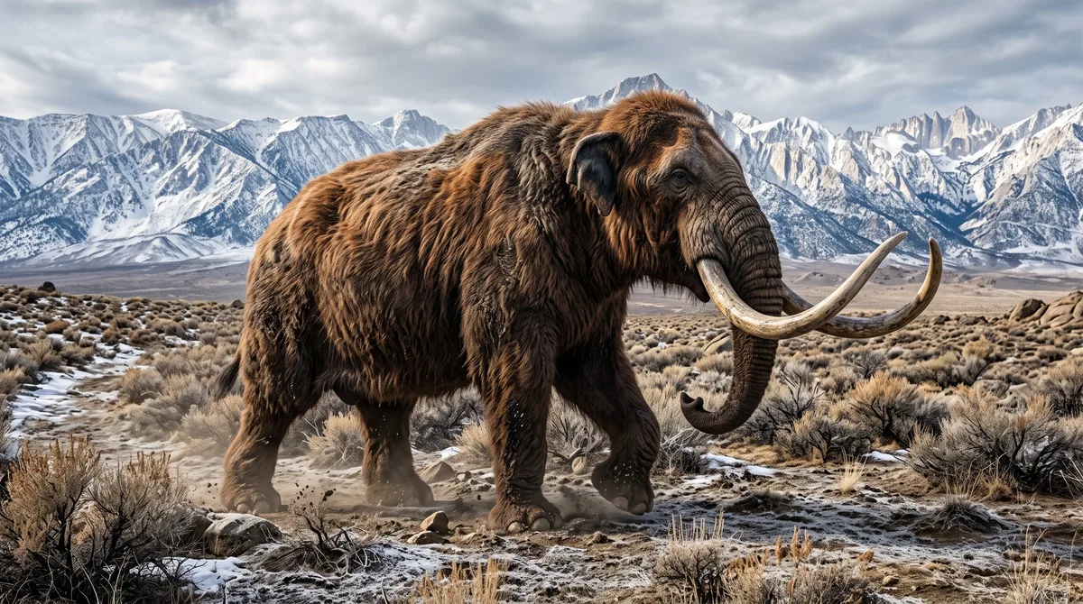 Hallaron un molar de mastodonte de 10.000 años en perfecto estado en California