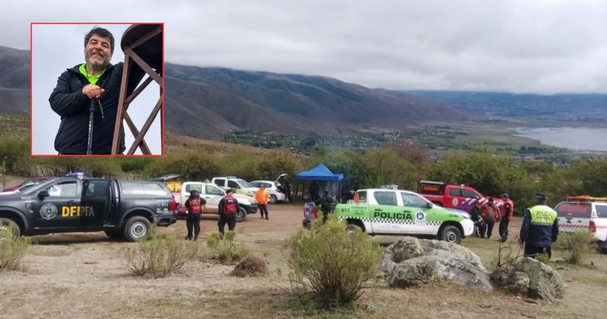 El mal tiempo dificulta la búsqueda de Raúl Moyano, el docente de la Patagonia desaparecido en un cerro de Tucumán: cómo sigue el operativo