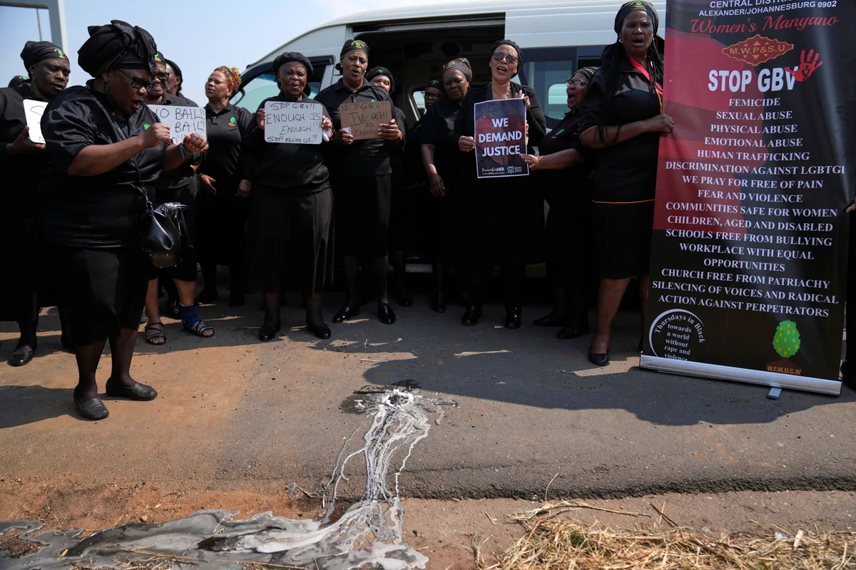 South Africa 'feels like a prison' for women amid spate of femicides