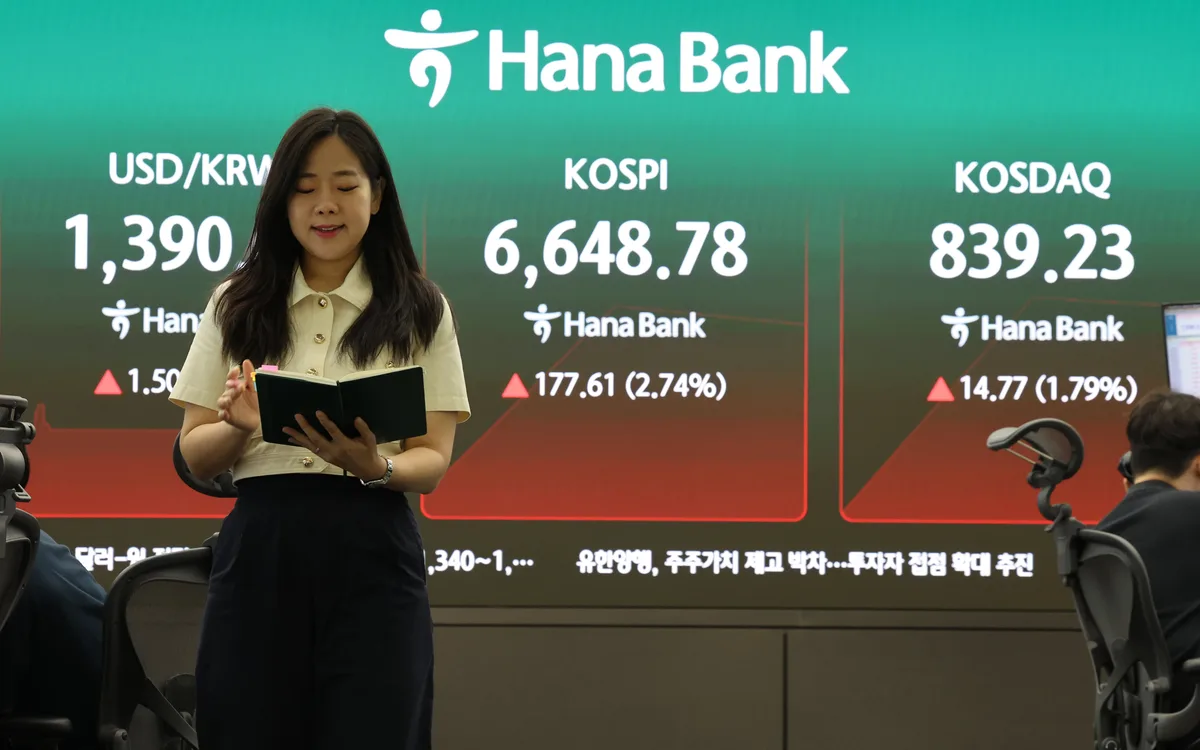 국내 증시, 코스피 3.2%·코스닥 2.3% 상승 출발