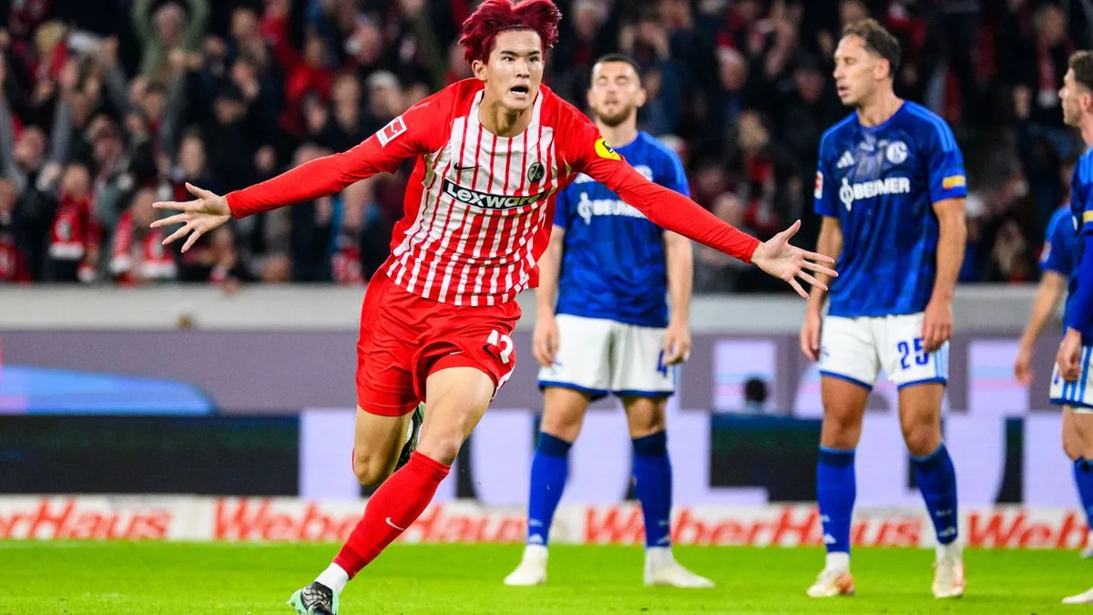 Fußball-Bundesliga: „Glücklich“ dank Goto: Freiburg springt auf Platz eins
