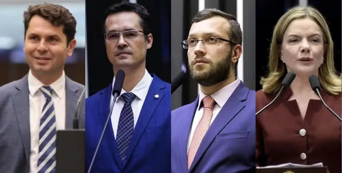 Quaest no Paraná para o Senado: Alexandre Curi, 14%; Deltan Dallagnol, 11%; Filipe Barros, 11%; e Gleisi, 10%