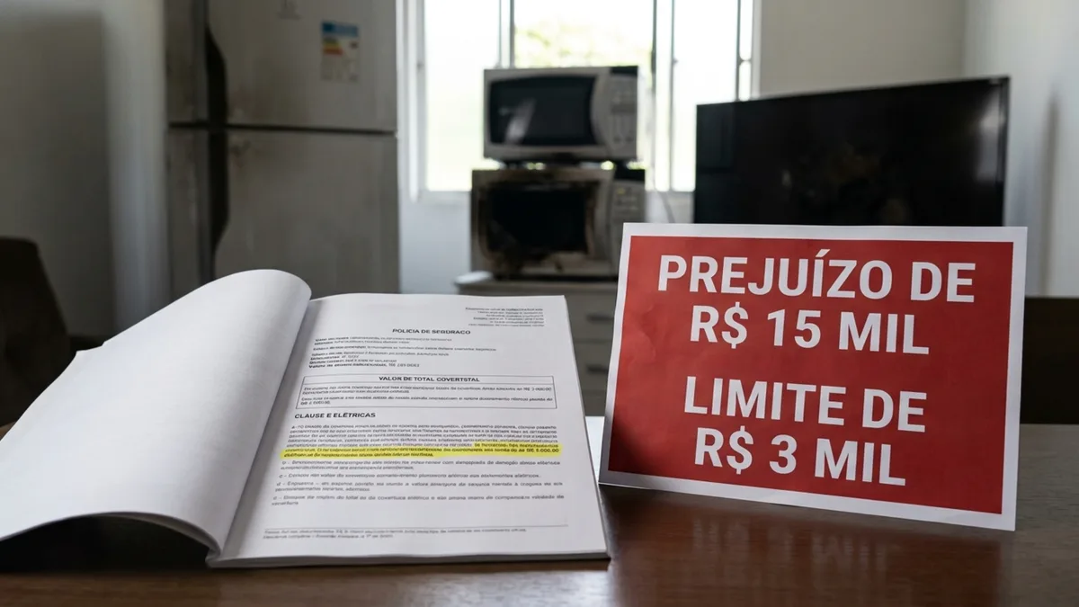 Homem paga seguro residencial durante seis anos, perde eletrodomésticos após oscilação de energia e descobre limite de apenas R$ 3 mil para todos os aparelhos