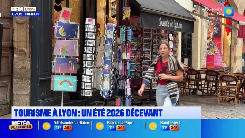 Un été 2026 toursique décevant à Lyon par rapport à 2025, marqué par un été caniculaire