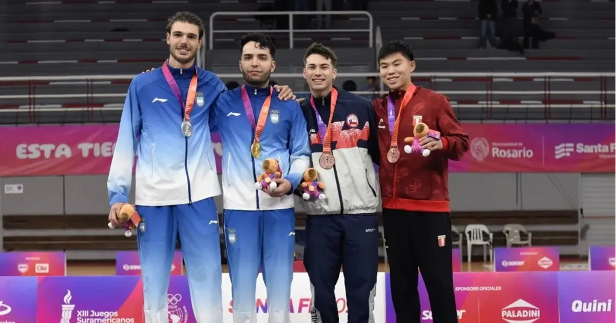 Juegos Suramericanos: es italiano, decidió representar a la Argentina por su abuelo y ganó la medalla de plata en esgrima