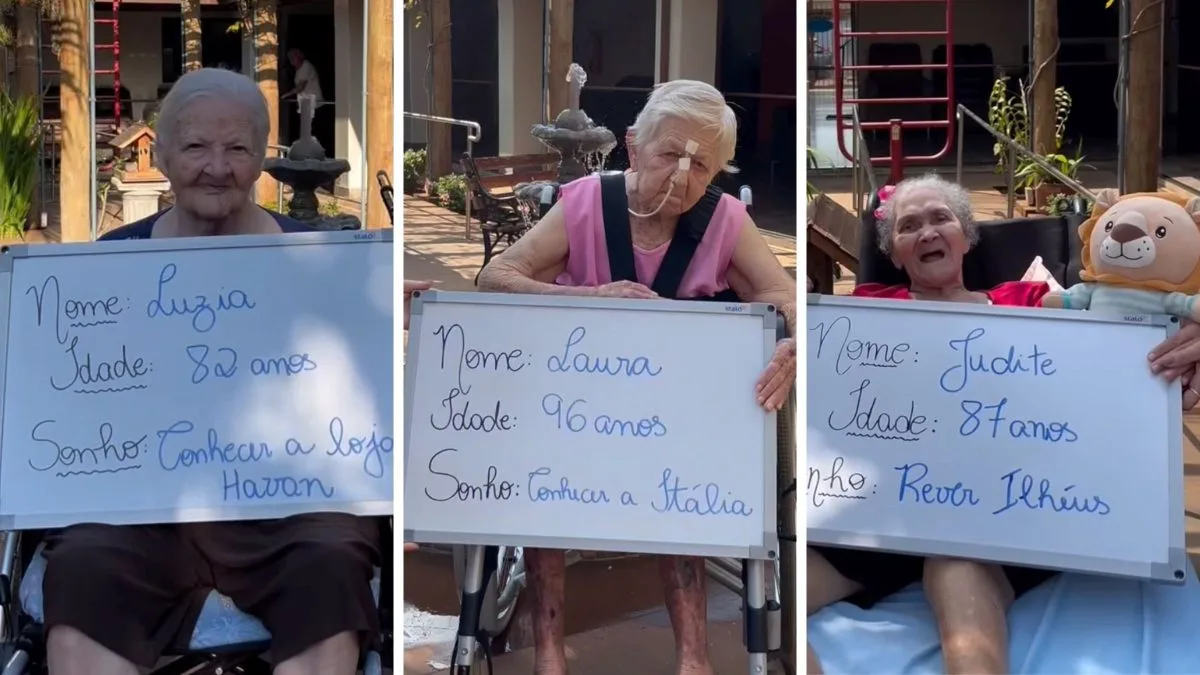 Prepare o lenço: idosos de asilo emocionam com sonhos em vídeo que sensibilizou Luciano Hang a levar senhora de 82 anos para conhecer a Havan