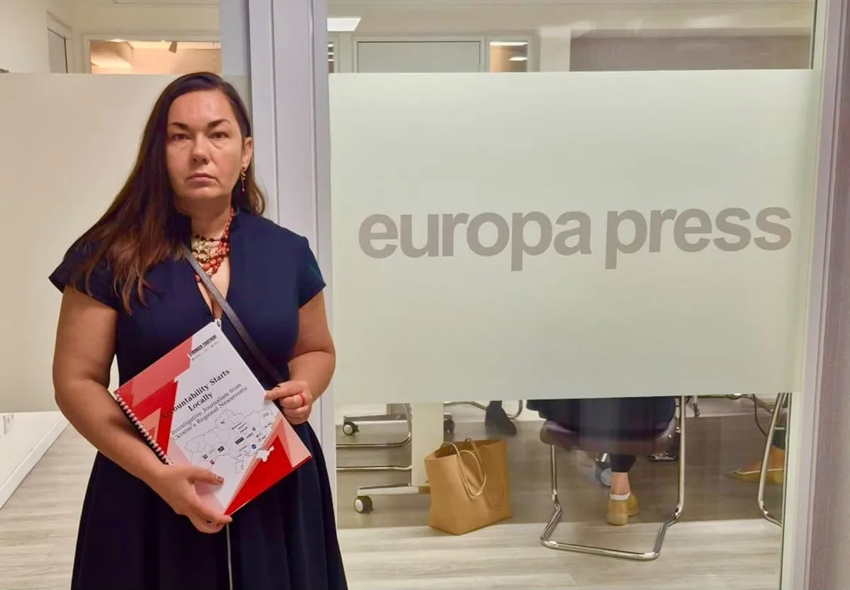 Oksana Brovko (Prensa Regional Independiente de Ucrania): "Nuestros periodistas están escribiendo la historia"