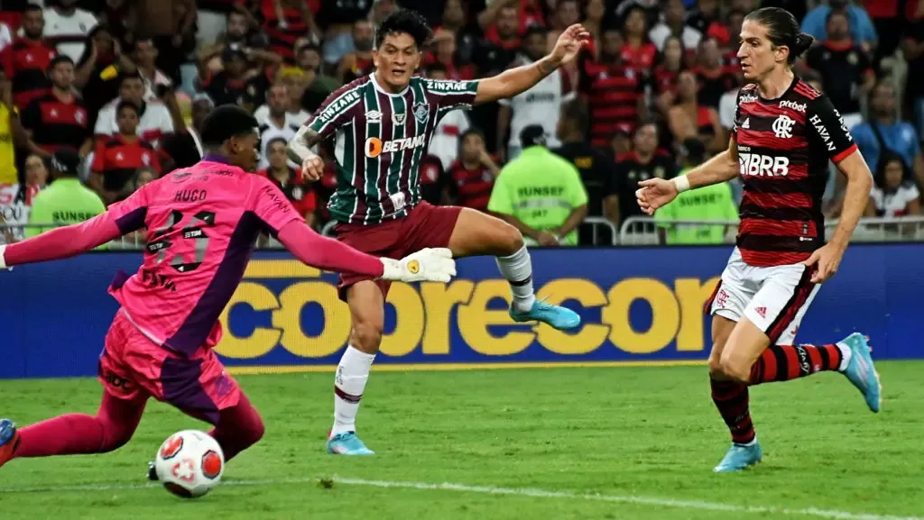 Carrasco do Flamengo, Germán Cano comenta sobre possível FlaFlu na Libertadores