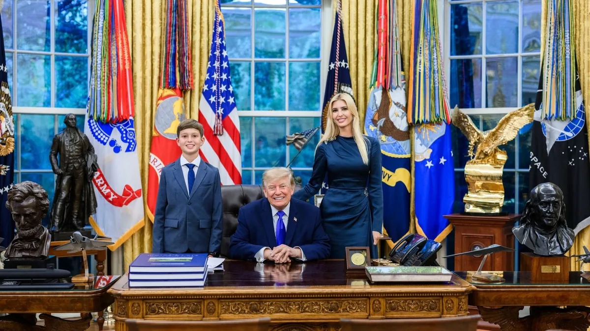 Donald Trump celebra por todo lo alto el cumpleaños de su nieto Joseph Frederick con una fiesta en la Casa Blanca: las fotos