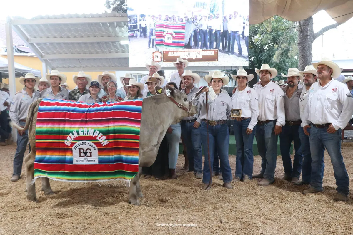 Alejandro Gutiérrez conquista el Gran Campeonato del Becerro Gordo en Sabinas