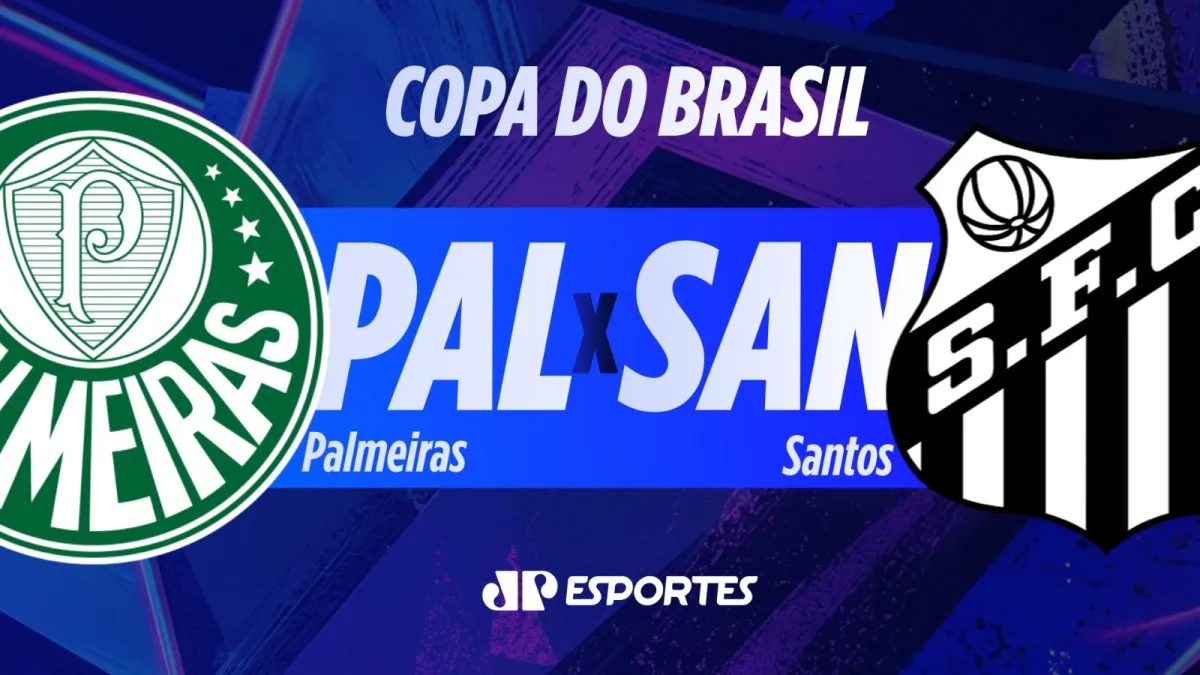 Palmeiras x Santos: acompanhe ao vivo a transmissão da Jovem Pan