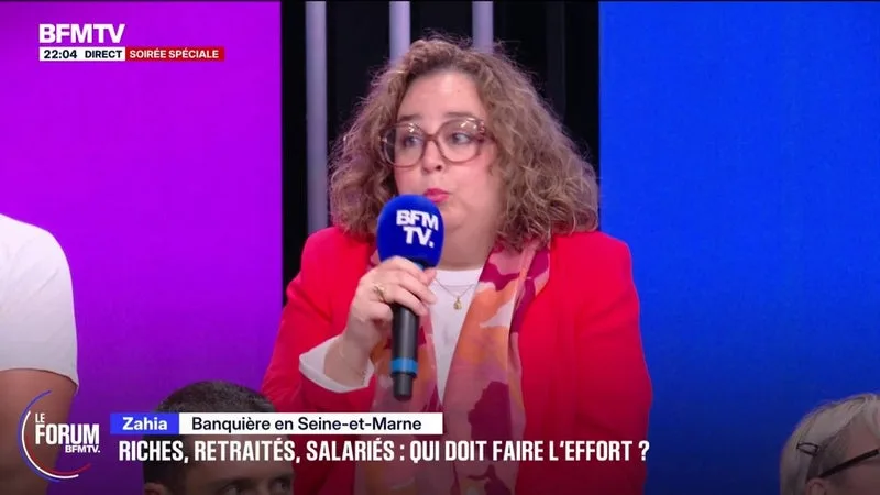 FORUM BFMTV - Héritage: pour Zahia, banquière, la proposition de la France insoumise de prendre tout au dessus de 12 millions d'euros d'héritage "ne changera pas la situation des plus pauvres"