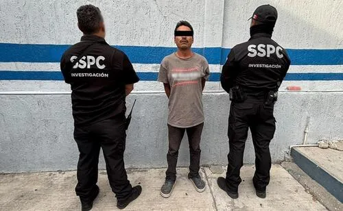 Detienen a un sujeto por extorsión a comerciantes; lo ligan a célula delictiva de Cuautla, Morelos