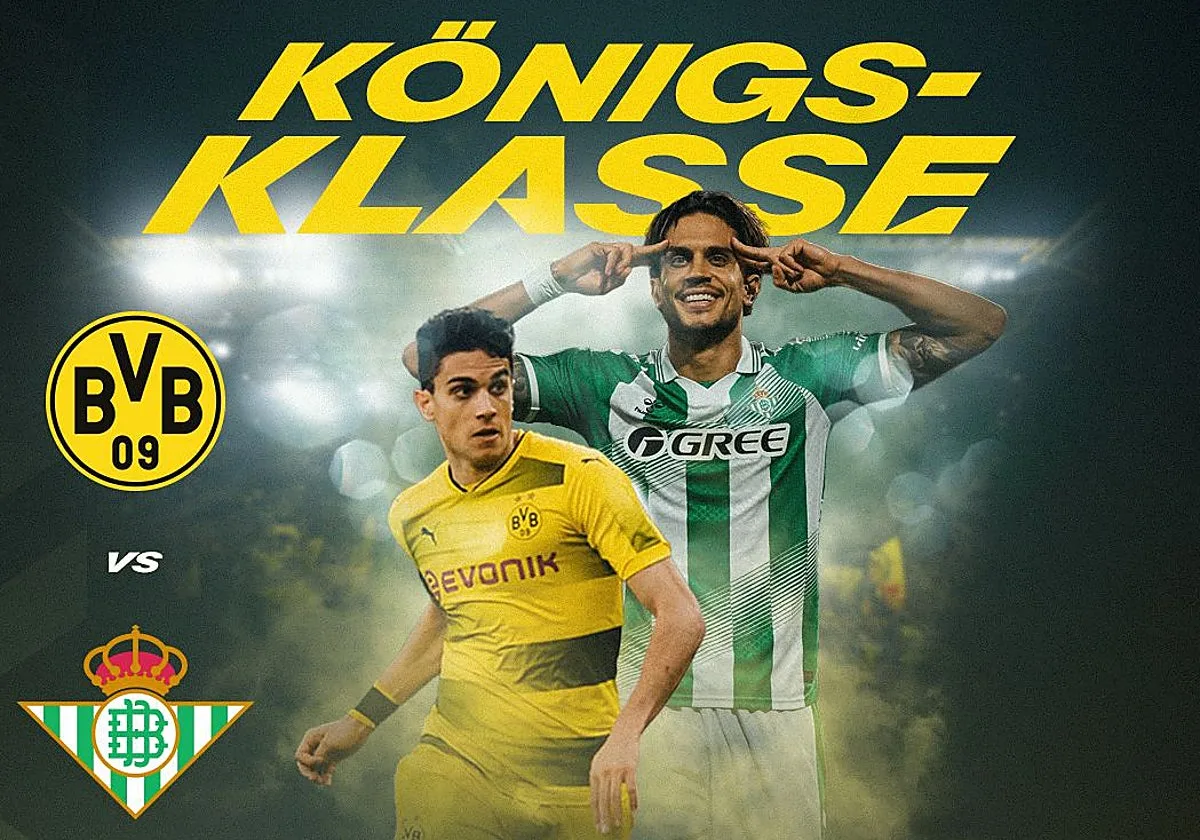 Bartra, protagonista del cartel virtual del Dortmund para el partido de Champions ante el Betis
